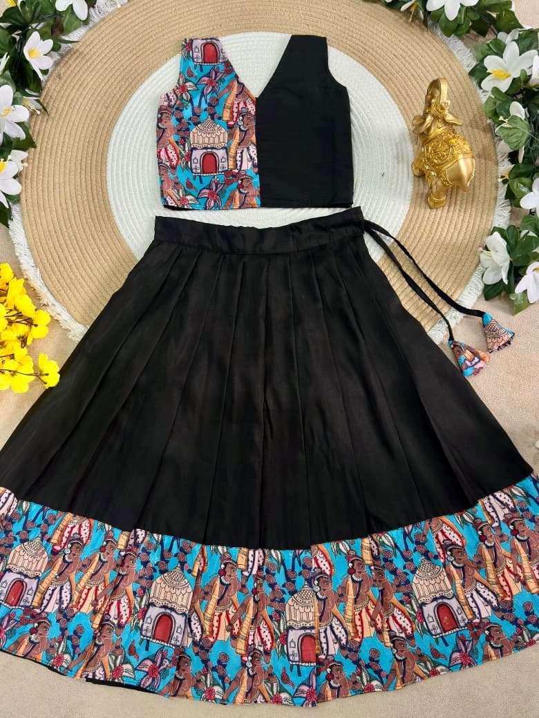 Ganesha Heritage Kids wear Premium Silk fabric Lehenga choli reseller in surat